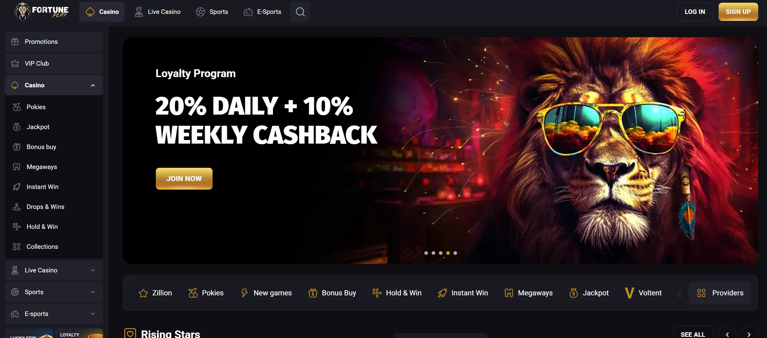 Fortuneplay — Best Online Casino in Australia for Jackpot Pokies screenshot