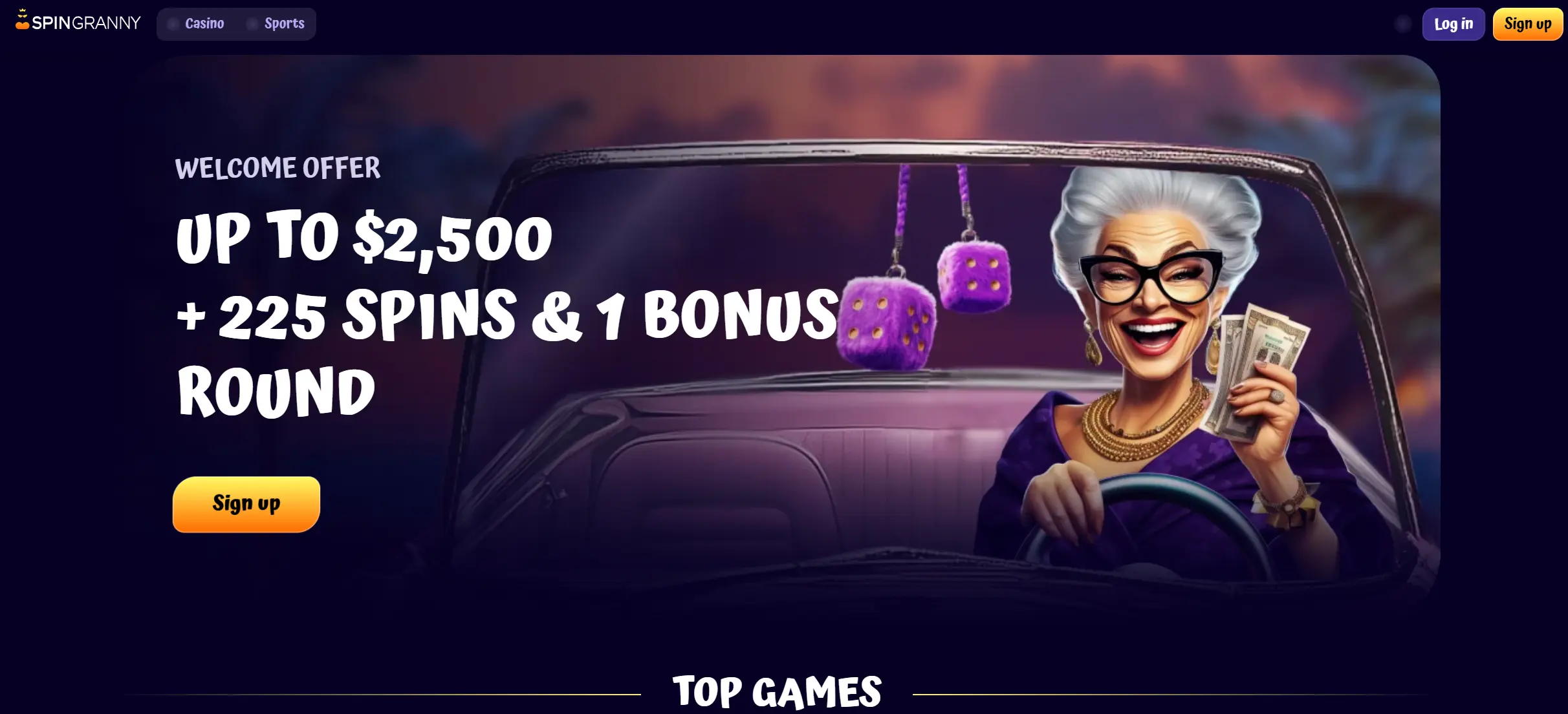 Spingranny — Best Online Casino Australia for Pokies Variety on Mobile screenshot
